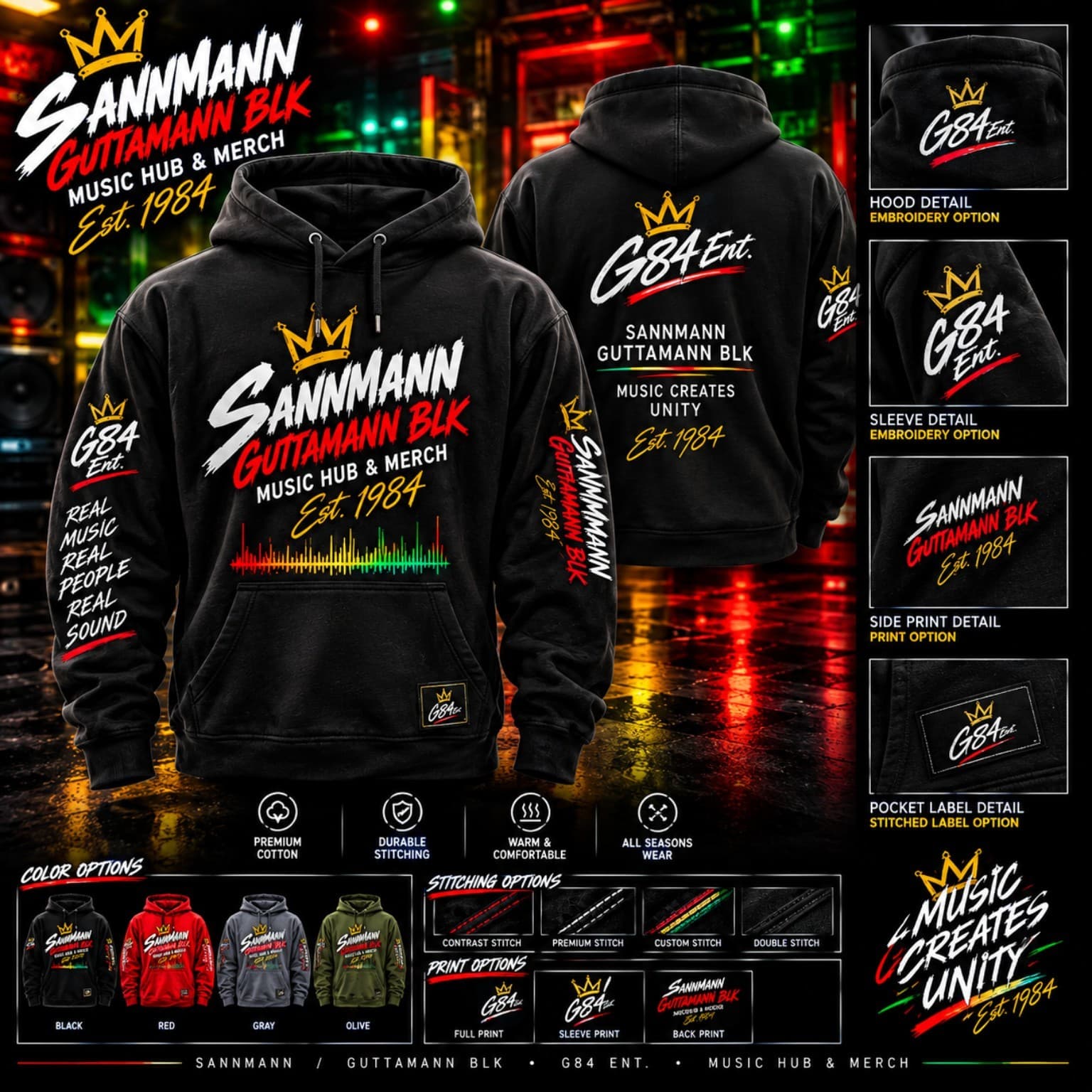 Sannmann Hoodie product artwork